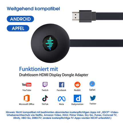 Wireless HDMI Dongle, 5G Miracast HDMI dongle, Cast for iPhone/iPad/Android/iOS to TV/Monitor (supports Miracast, DLNA, Airplay)-7