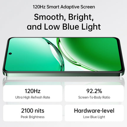 OPPO Reno12 FS 5G 12+512GB, Android nutitelefon ilma lepinguta, mobiiltelefon, 120Hz 6.67" OLED ekraan, Dimensity 6300, 50MP tehisintellektiga põhikaamera, SUPERVOOC 45W, 5000mAh aku, IP64 kaitse, NFC, roheline