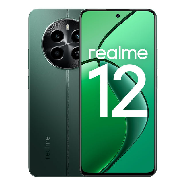 Realme nutitelefon 12 4G 8+256 GB, 67W SUPERVOOC laadimine, Snapdragon 685 kiibistik, 120Hz AMOLED FHD+ ekraan, Sony LYT-600 OIS kaamera, 5000mAh massiivne aku, Pioneer Green (adapterit pole)