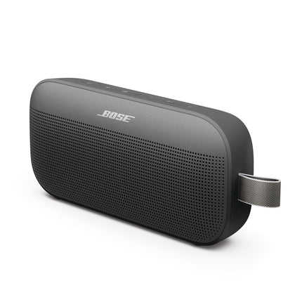 Bose SoundLink Flex Portable Bluetooth Speaker (2nd Gen.), Portable outdoor speaker, waterproof and dustproof, with lifelike sound, up to 12 hours of battery life, Black