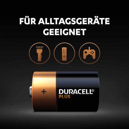 Duracell Plus D Mono leelispatareid LR20, 4 tk pakendis