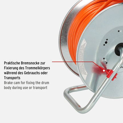 Brennenstuhl Garant S V2 IP44 kaablirull (50 m must kaabel, valmistatud Saksamaal, lühiajaline välistingimustes kasutamine IP44) ja Brennenstuhl Safe-Box Big IP44 (kaitsekarp pikenduskaablitele)