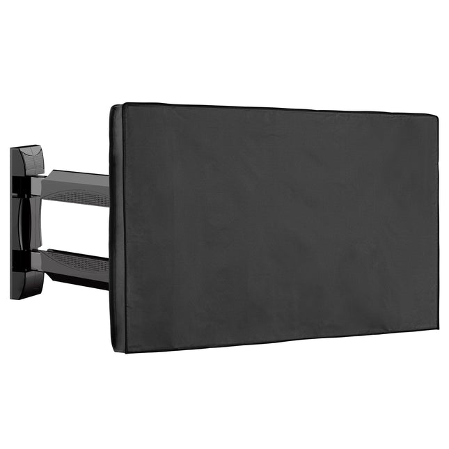 kwmobile 55" Outdoor TV Cover - TV Case Screen Protector - Weatherproof Protective Cover - Black