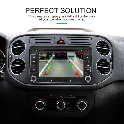 Rear view camera waterproof night vision car rear view camera parking aid reversing system, license plate light (black) for Nissan Qashqai J10 J13 X-Trail Geniss Pathfinder Dualis Sunny Juke