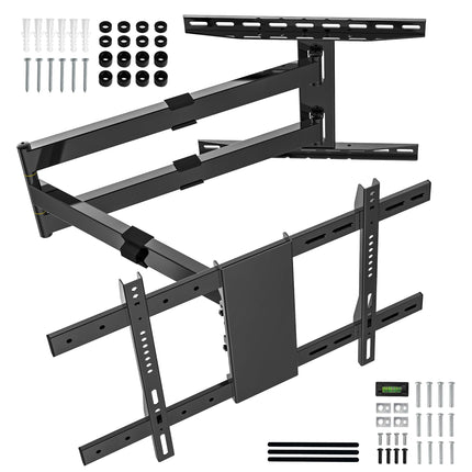 1200 mm seinast kaugus, teleri seinakinnitus, pikk pöörlev vars, kallutatav, pööratav, pööratav, pikendatav, 32–80-tollised LCD/LED/OLED-telerid, kandevõime 50 kg, VESA 600x400 mm telerikinnitus