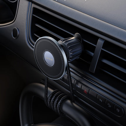 Lamicall Car Phone Holder for MagSafe Car Mount - [2025 Matte Design] Strong Magnetic Phone Holder Car Vent, Car Phone Mount Magnet for iPhone 16 15 14 13 12 Pro Max, All Smartphones