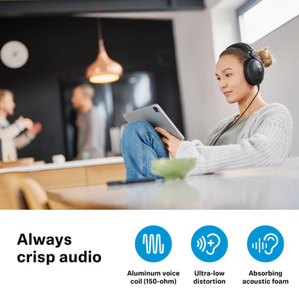 Sennheiser HD 620S suletud kõrvaklapid – audiofiilidele mõeldud stereoheli kõlarilaadse ruumilise tunnetuse ja optimeeritud surround-heliga kaasahaarava heli loomiseks – kaabliga, must