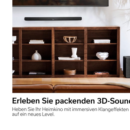 Denon DHT-S517 3.1.2 Dolby Atmos heliribasüsteem juhtmevaba subwooferiga, HDMI EARC ja Bluetoothiga, must