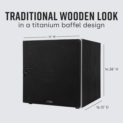 Polk Audio PSW10 aktiivsubwoofer (50W, aktiivne subwoofer, 35-200Hz, 100W, 10" 10")