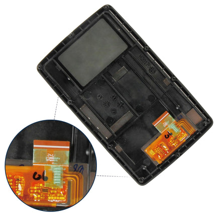 BMW Motorrad Navigator VI 6 LCD-ekraan BMW Motorrad Navigator VI Navigator 6 mootorratta LCD-ekraaniga puutetundliku ekraaniga digitaatori asendusekraan, must raamiga (versioon B)