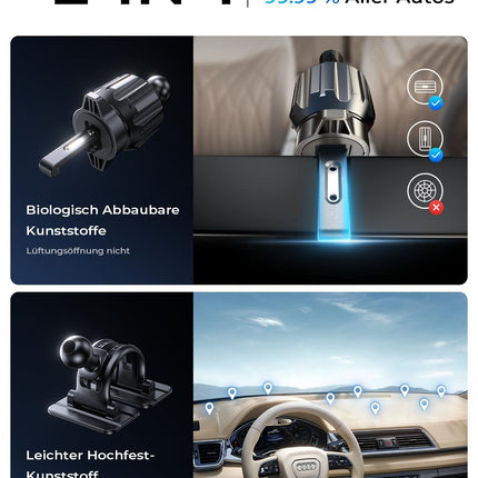 LISEN Magsafe'i autokinnitusele 15W autotelefonihoidik laadimisfunktsiooniga mobiiltelefonihoidik autole Magsafe'i laadija autotelefonihoidik magnetiga juhtmevaba laadija autotarvikud iPhone 16/15/14/13/12 jaoks