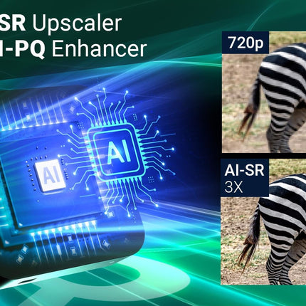 MINIX U8K-Ultra 8K Androidi meediapleier tehisintellektiga pildikvaliteedi täiustaja ja tehisintellektiga eraldusvõime suurendajaga, 8 GB RAM, 128 GB eMMC, AOSP 11 toega, mitte-Android TV süsteem, Dolby Vision ja Dolby Atmos sertifitseeritud