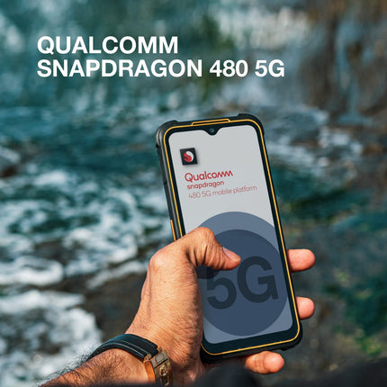 AGM Glory G1S välistingimustes kasutatav 5G mobiiltelefon, termokaamera 256 x 192 IR-eraldusvõime 25Hz, Snapdragon 480 8GB/128GB 20MP öönägemiskaamera 6.53" FHD+ 5500mAh, välistingimustes kasutatav nutitelefon ilma lepinguta Android 11 must