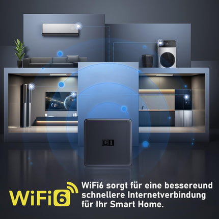 Kinhank Android TV Box G1, 4K AUTO HDR nutiboks Android TV 14, ühildub Google'i | Netflix 4K | Dolby Vision-Digitaal Plusiga, 4 GB RAM 32 GB ROM, WIFI 6, BT 5.0, AV1, Android Box Etherneti häälassistendiga