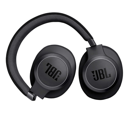 JBL Live 770 NC – Bluetooth-kõrvaklapid adaptiivse mürasummutusega – Juhtmevabad kõrvaklapid JBL Signature Sound ja häälassistendiga – Pikaajaline muusikaelamus kuni 65 tundi – Mustas värvitoonis