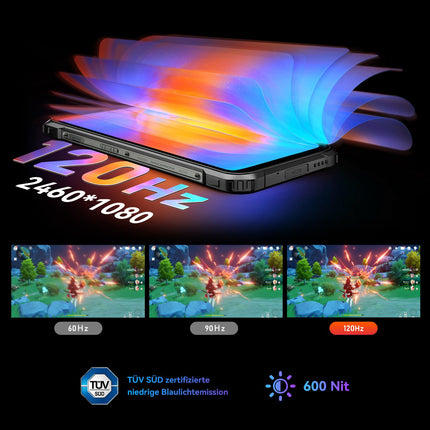 Blackview BL9000 Pro (36GB+512GB/2TB) 5G termokaameraga Pro välistingimustes kasutatav mobiiltelefon Android 14, 120W/8800mAh nutitelefon ilma lepinguta, ehitusplatsi telefon 6.78" FHD+ 120Hz/NFC/sõrmejäljelugeja/kaks 50MP kaamerat/2-aastane garantii
