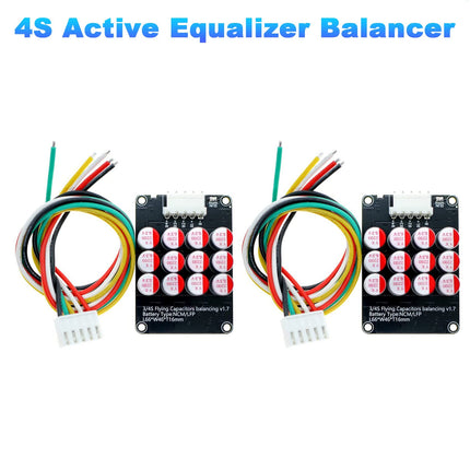 Ocnvlia 2PCS 4S Equalizer Balancer Lifepo4 / /LTO Battery Energy Equalization Capacitor Board