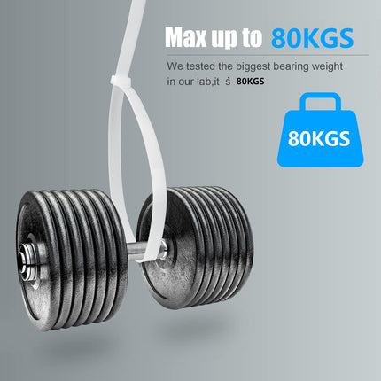 Armpow 100 tükki 450 mm x 9 mm mustad kaablisidemed, laiad kaablisidemed, tõmbetugevus 80 kg, UV-kindlad kaablisidemed, pikad kaablisidemed, suured kaablisidemed kaablite haldamiseks