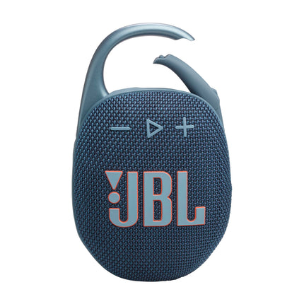 JBL Clip 5 - Blue – Portable Bluetooth speaker with JBL Pro Sound, deep bass, and playtime boost – Waterproof and dustproof – 12-hour battery life