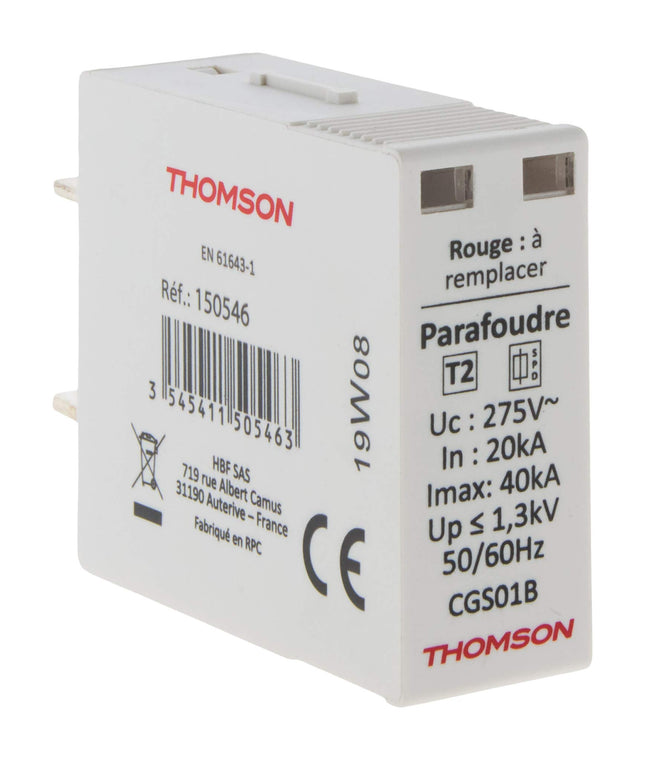 Thomson – moodulülepingekaitse vahetuskassett – 40 kA