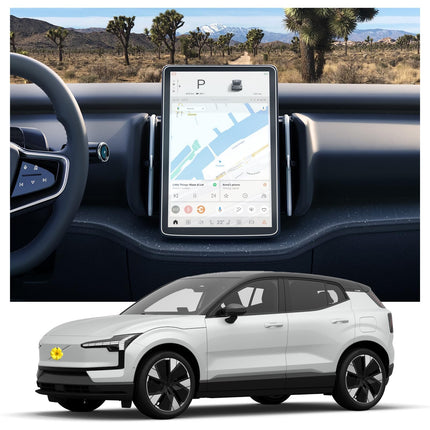 CDEFG ühildub Volvo EX30 EV 2024 navigatsiooniekraanikaitsega, 4H kriimustuskindel 12,3-tolline GPS-ekraanikaitse, auto navigatsiooniekraanikile, EX30 lisatarvikud, 2 pakki