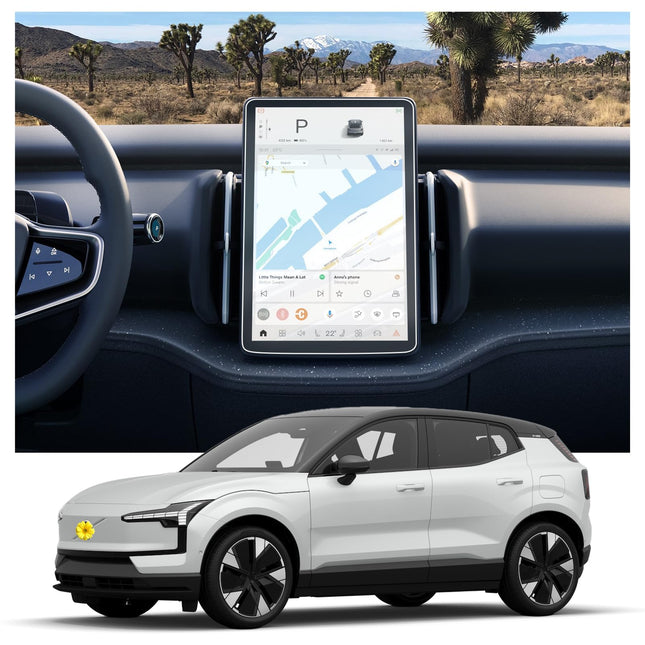 CDEFG ühildub Volvo EX30 EV 2024 navigatsiooniekraanikaitsega, 4H kriimustuskindel 12,3-tolline GPS-ekraanikaitse, auto navigatsiooniekraanikile, EX30 lisatarvikud, 2 pakki