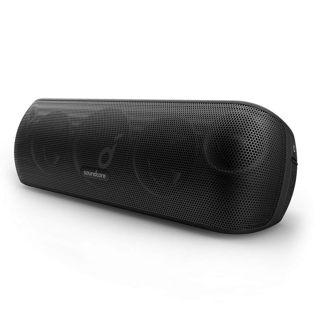 Soundcore Motion+ Bluetooth HiFi Speaker with Hi-Res 30W Audio, Intense Bass, Wireless, with App, USB-C Connectivity, Flexible EQ, 12h Battery Life, IPX7 Water Resistance (Black)