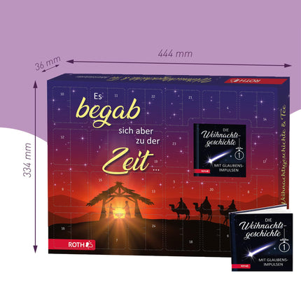 ROTH Tea Advent Calendar "The Christmas Story" 2023 filled with high-quality tea blends