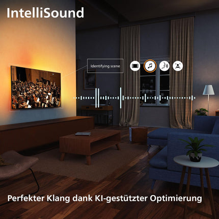 Philips Ambilight 55PUS8600 4K QLED nutiteler – 55-tolline ekraan koos P5 Perfect pildimootoriga Ultra HD, Titan OS, Dolby Vision ja Dolby Atmos heliga