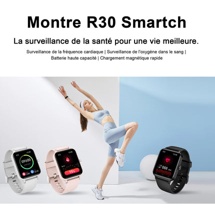 Blackview R30 - Smartwatch Fitness Watch - 1.83-inch Display - +100 Training Modes - Notifications &amp; Call Management - 7-Day Battery Life - Pink