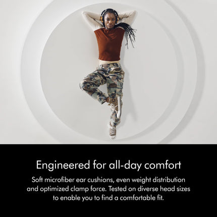 Dyson OnTrac™ juhtmevabad kõrvaklapid aktiivse mürasummutusega ja kuni 55 tundi aku tööaega - südaöösinine/vaskne