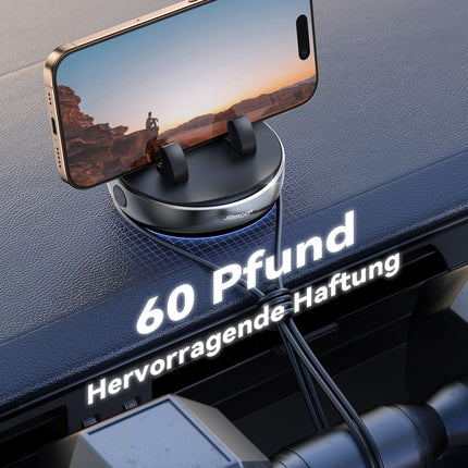JOYROOM autotelefoni hoidik armatuurlauale, libisemisvastane autotelefoni hoidik, mis ühildub PopGripiga, universaalne autokinnitus iPhone'ile/Samsungile/Huaweile/Google'ile/Android nutitelefonidele