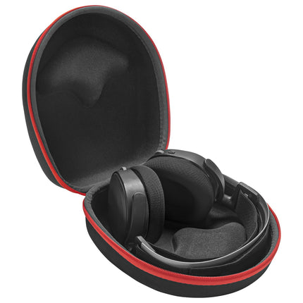 GEEKRIA Shield kõrvaklappide ümbris SteelSeries Arctis 3, 7, 7X, 9, 9X, Arctis Nova PRO 3, 7, 7X, 7P kõrvaklappidele, kõva kestaga reisikott, tumehall, EJB50-13