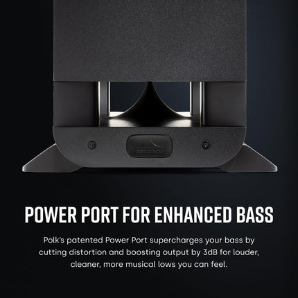 Polk Audio Signature Elite ES55 kõrgresolutsiooniga HiFi põrandakõlar kodukinole, Hi-Res sertifitseeritud, ühildub Dolby Atmose ja DTS:X-ga (1 tk), must, SIGS55ELBK