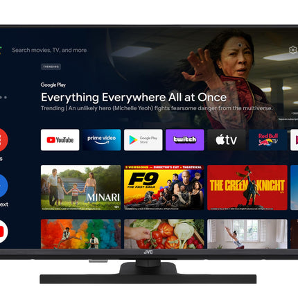 JVC QLED-teler 32-tolline Full HD Androidi nutiteler (HDR, kolmekordne tuuner, Bluetooth) LT-32VQF545A