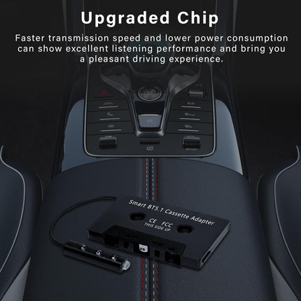 Bluetooth 5.1 kassetiadapter autoraadiole. Autokasseti adapter. Bluetooth-autoaudiokassett-AUX-adapter Hi-Fi stereo käed-vabad funktsiooniga nutitelefonide/MP3-/CD-mängijate/iPodi jaoks autoraadios.