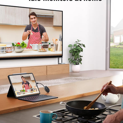 USB C-HDMI traadita saatja ja vastuvõtja toetab 8 TXS-i 1 RX-i äri- ja kodukasutuseks, Lemorele 5G/2.4G 50M HDMI traadita laiendaja video voogesitamiseks sülearvutist/MacBookist/Chromebookist HDTV-sse