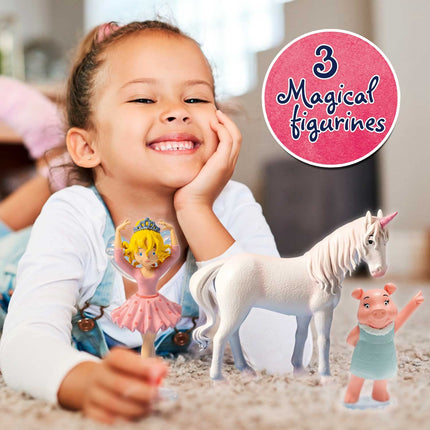 CRAZE Princess Lillifee Advent Calendar Children - Toy Advent Calendar Girls with Princess &amp; Unicorn Figures