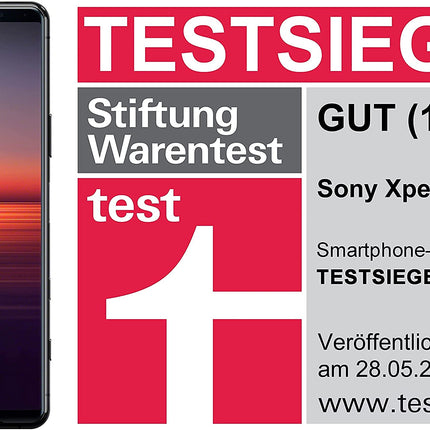 Sony Xperia 5 II 5G nutitelefon (15,5 cm (6,1 tolli) 21:9 CinemaWide FHD+ HDR OLED ekraan, kolmekordne kaamerasüsteem, 3,5 mm audiopesa, Android 12, SIM-kaardita, 8 GB RAM, 128 GB salvestusruum) must