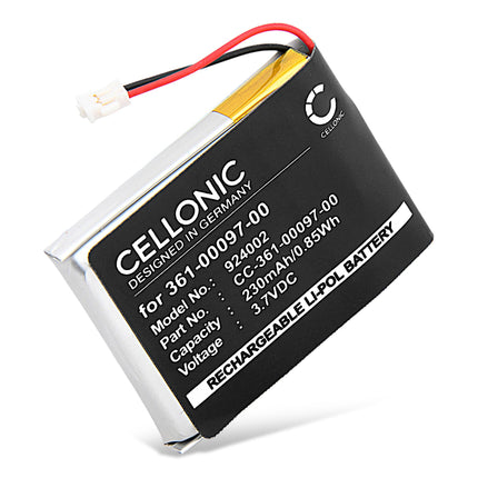 CELLONIC, Battery for Smartwatch &amp; Fitness Bracelet compatible with Garmin Fenix ​​5, 5X, Forerunner Approach S60, 935 (3.7V, 230mAh)