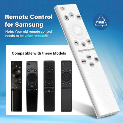 BN59-01391A Samsungi asenduspult, universaalne päikeseenergial töötav hääljuhtimispult Samsungi nutiteleritele, 4 otsetee nupuga, ühildub The Frame Neo QLED ja Crystal UHD seeria teleritega