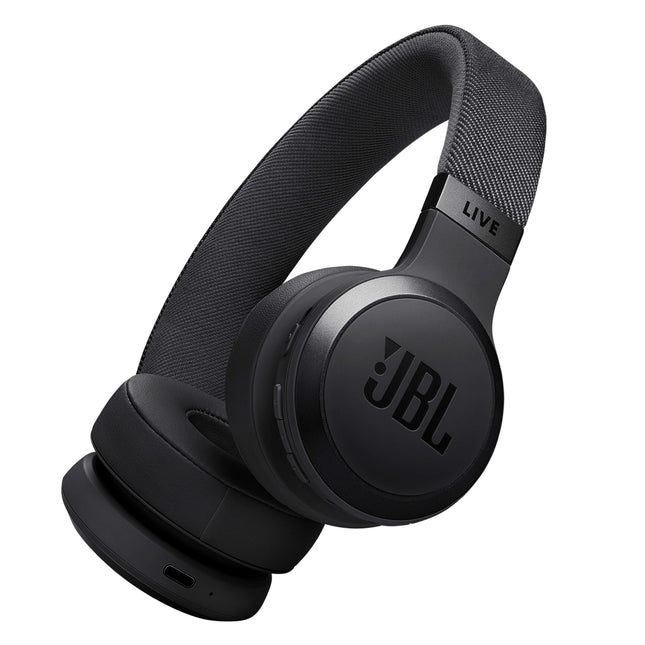 JBL Live 670 NC – Bluetooth-kõrvaklapid adaptiivse mürasummutusega – Juhtmevabad kõrvaklapid JBL Signature Sound ja häälassistendiga – Pikaajaline muusikaelamus kuni 65 tundi – Mustas värvitoonis