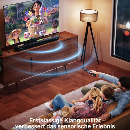 ULTIMEA 2.2 teleritele mõeldud heliriba, jagatav 2-ühes teleritele mõeldud heliriba, mitme ekvalaiseri režiimiga teleri kõlar, mida saab rakenduse kaudu reguleerida, Bluetooth 5.3, ARC/optiline/Aux, Apollo S40 Pro, 2025. aasta versioon