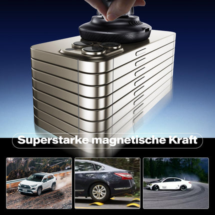 APPS2Car Qi2 15W Magsafe car phone holder with charging function, car phone holder for car ventilation, wireless car phone holder, magnet wireless charger car holder, inductive charging for iPhone, Samsung, etc.