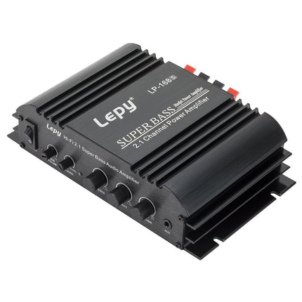 DollaTek LEPY LP-168S 2.1CH Super Bass HI-FI Audio Stereo Power võimendi AMP subwoofer võimendi võimendi auto võimendi HiFi auto mootorratta kodukino seadmed LED-valgustid
