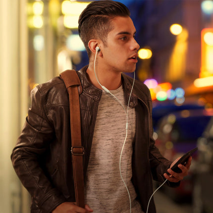 Motorola Sound Earbuds 3C-S kõrvasisesed kõrvaklapid mikrofoniga, mugav istuvus, käed-vabad kõned, kõrglahutusega heli, turvaline disain, USB-C port, valge