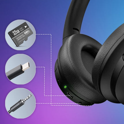 FOREVER BTH-700 juhtmevabad Bluetooth-kõrvaklapid, aktiivse mürasummutusega ANC-kõrvaklapid mobiiltelefonide/TV/reisimiseks/veebikursuste/kodukontori jaoks
