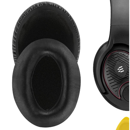 Geekria QuickFit proteiinist nahast vahetuskõrvapadjad Sennheiser Game ONE, Game Zero, PC360, PC363D, PC373D kõrvaklappidele, kõrvapadjad, peakomplekti kõrvapadjad, remondiosad (mustad)