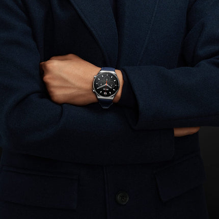 Xiaomi Watch S1 Smartwatch made of stainless steel and sapphire glass (1.43" AMOLED HD; 117 training modes; SpO2, heart rate, and sleep monitoring; Bluetooth; NFC; GPS, 5ATM, up to 12 days battery life, Alexa) Silver