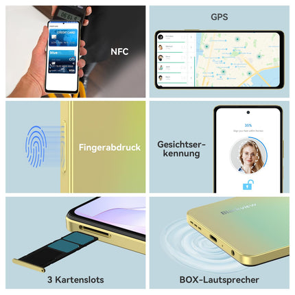 Blackview Shark 8 (16GB+256GB) mobiiltelefon, Helio G99, 120Hz 2.4K, 64MP, Android 13 nutitelefon ilma lepinguta, 6.78" FHD+ ekraan, 13MP, 5000mAh aku 33W, sõrmejäljelugeja/NFC, 4G kahe SIM-kaardiga mobiiltelefonid